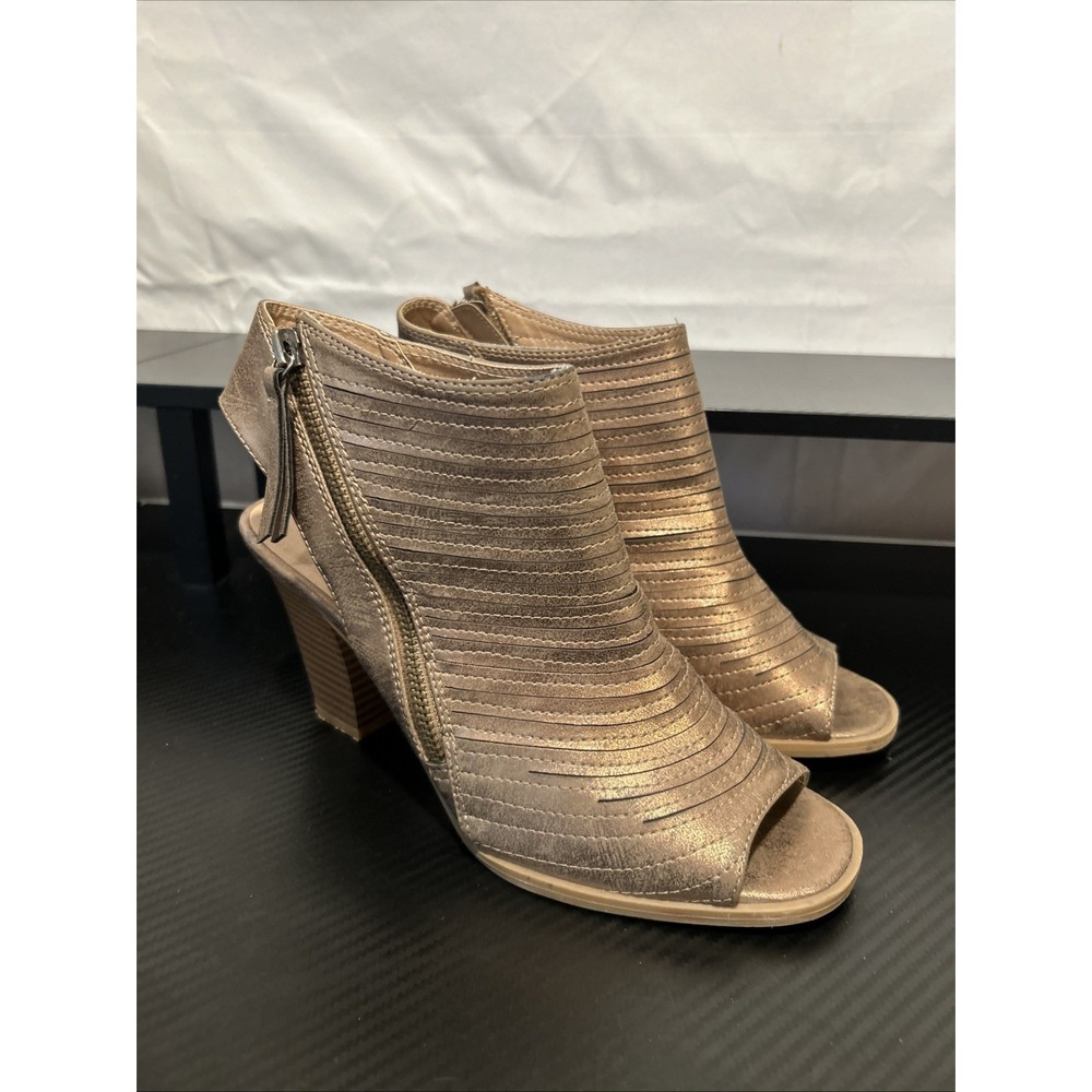 CL By Laundry Womens RNNC-004 Ankle Bootie Copper Bronze Size 8.5